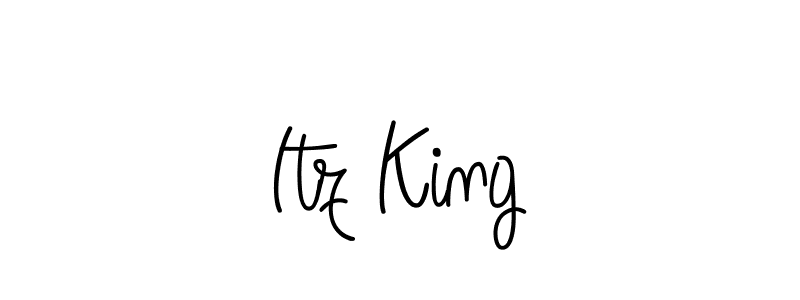 Best and Professional Signature Style for Itz King. Angelique-Rose-font-FFP Best Signature Style Collection. Itz King signature style 5 images and pictures png