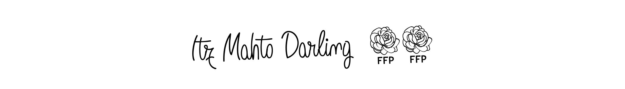 Similarly Angelique-Rose-font-FFP is the best handwritten signature design. Signature creator online .You can use it as an online autograph creator for name Itz Mahto Darling  77. Itz Mahto Darling  77 signature style 5 images and pictures png