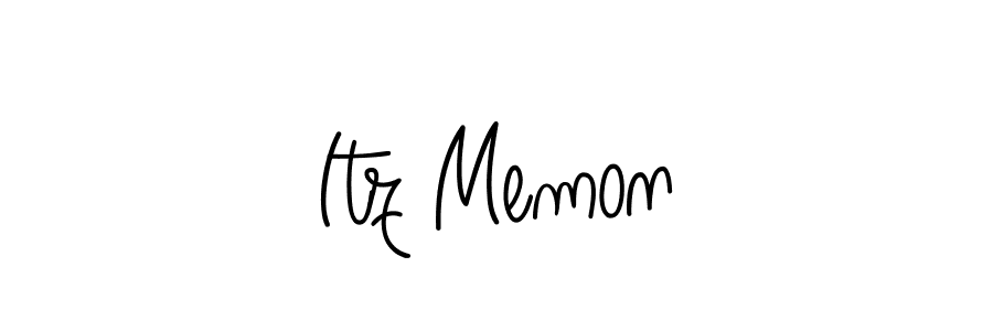 How to Draw Itz Memon signature style? Angelique-Rose-font-FFP is a latest design signature styles for name Itz Memon. Itz Memon signature style 5 images and pictures png