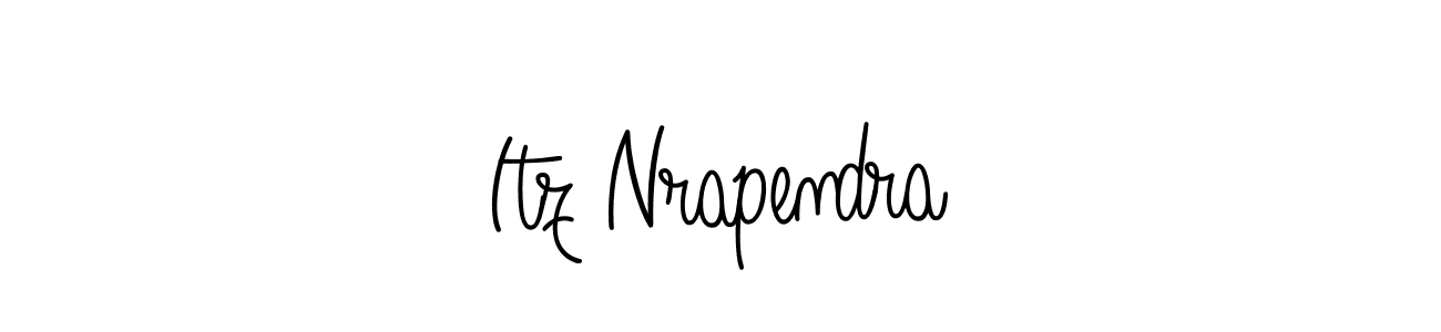 Similarly Angelique-Rose-font-FFP is the best handwritten signature design. Signature creator online .You can use it as an online autograph creator for name Itz Nrapendra. Itz Nrapendra signature style 5 images and pictures png