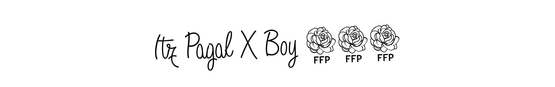 You can use this online signature creator to create a handwritten signature for the name Itz Pagal X Boy 001. This is the best online autograph maker. Itz Pagal X Boy 001 signature style 5 images and pictures png