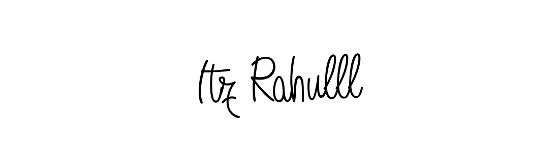 Also we have Itz Rahulll name is the best signature style. Create professional handwritten signature collection using Angelique-Rose-font-FFP autograph style. Itz Rahulll signature style 5 images and pictures png