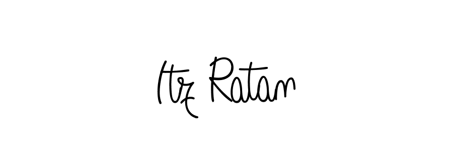 Use a signature maker to create a handwritten signature online. With this signature software, you can design (Angelique-Rose-font-FFP) your own signature for name Itz Ratan. Itz Ratan signature style 5 images and pictures png