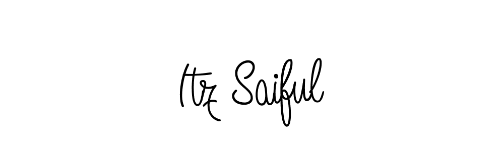 Angelique-Rose-font-FFP is a professional signature style that is perfect for those who want to add a touch of class to their signature. It is also a great choice for those who want to make their signature more unique. Get Itz Saiful name to fancy signature for free. Itz Saiful signature style 5 images and pictures png