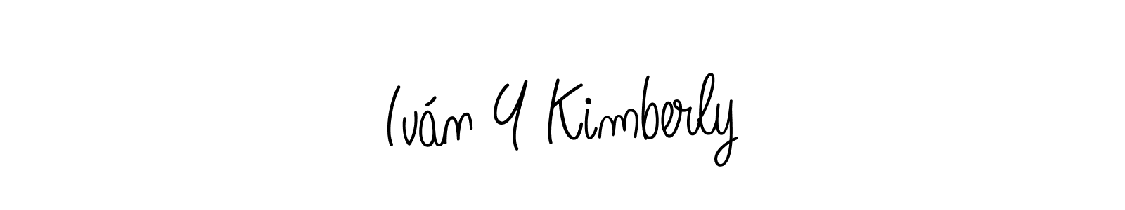 Once you've used our free online signature maker to create your best signature Angelique-Rose-font-FFP style, it's time to enjoy all of the benefits that Iván Y Kimberly name signing documents. Iván Y Kimberly signature style 5 images and pictures png