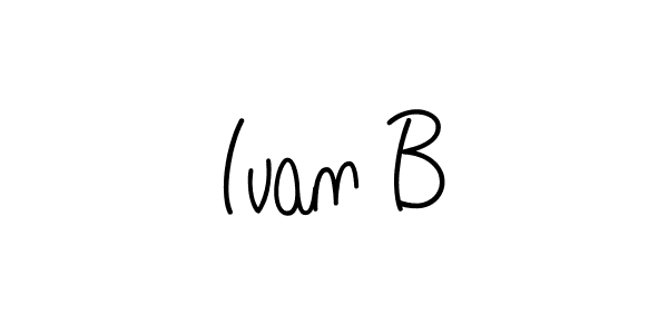 How to make Ivan B signature? Angelique-Rose-font-FFP is a professional autograph style. Create handwritten signature for Ivan B name. Ivan B signature style 5 images and pictures png