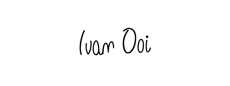 Make a beautiful signature design for name Ivan Ooi. With this signature (Angelique-Rose-font-FFP) style, you can create a handwritten signature for free. Ivan Ooi signature style 5 images and pictures png
