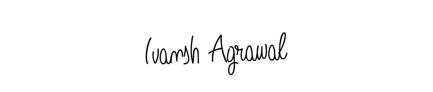 Also we have Ivansh Agrawal name is the best signature style. Create professional handwritten signature collection using Angelique-Rose-font-FFP autograph style. Ivansh Agrawal signature style 5 images and pictures png
