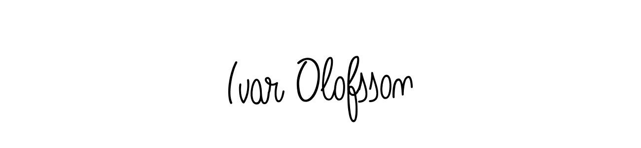 Make a beautiful signature design for name Ivar Olofsson. With this signature (Angelique-Rose-font-FFP) style, you can create a handwritten signature for free. Ivar Olofsson signature style 5 images and pictures png