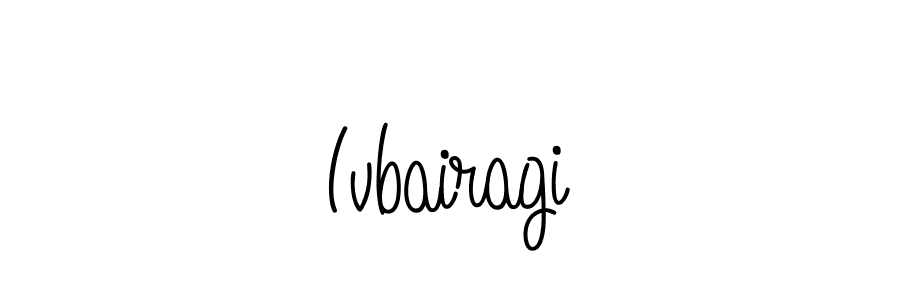 Ivbairagi stylish signature style. Best Handwritten Sign (Angelique-Rose-font-FFP) for my name. Handwritten Signature Collection Ideas for my name Ivbairagi. Ivbairagi signature style 5 images and pictures png