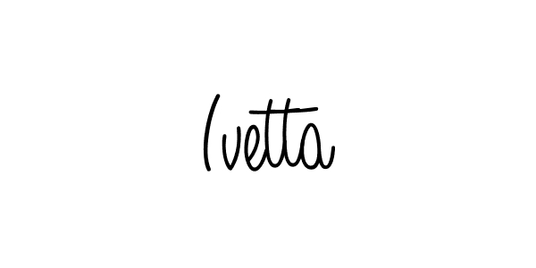 Make a short Ivetta signature style. Manage your documents anywhere anytime using Angelique-Rose-font-FFP. Create and add eSignatures, submit forms, share and send files easily. Ivetta signature style 5 images and pictures png