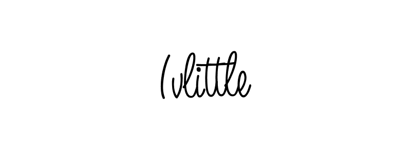 Use a signature maker to create a handwritten signature online. With this signature software, you can design (Angelique-Rose-font-FFP) your own signature for name Ivlittle. Ivlittle signature style 5 images and pictures png