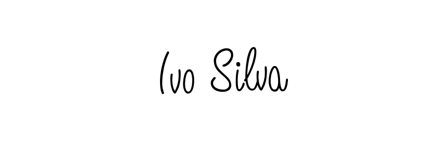 You should practise on your own different ways (Angelique-Rose-font-FFP) to write your name (Ivo Silva) in signature. don't let someone else do it for you. Ivo Silva signature style 5 images and pictures png