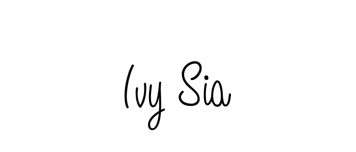 How to make Ivy Sia signature? Angelique-Rose-font-FFP is a professional autograph style. Create handwritten signature for Ivy Sia name. Ivy Sia signature style 5 images and pictures png