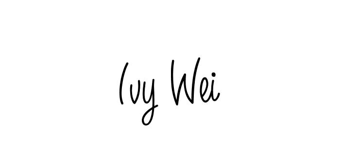 This is the best signature style for the Ivy Wei name. Also you like these signature font (Angelique-Rose-font-FFP). Mix name signature. Ivy Wei signature style 5 images and pictures png