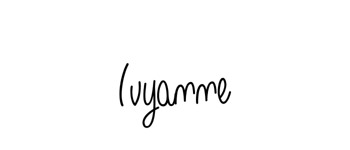 How to Draw Ivyanne signature style? Angelique-Rose-font-FFP is a latest design signature styles for name Ivyanne. Ivyanne signature style 5 images and pictures png