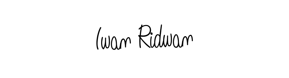 Also we have Iwan Ridwan name is the best signature style. Create professional handwritten signature collection using Angelique-Rose-font-FFP autograph style. Iwan Ridwan signature style 5 images and pictures png