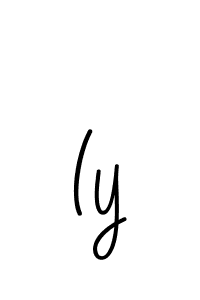 Create a beautiful signature design for name Iy. With this signature (Angelique-Rose-font-FFP) fonts, you can make a handwritten signature for free. Iy signature style 5 images and pictures png