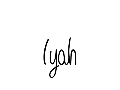 How to make Iyah signature? Angelique-Rose-font-FFP is a professional autograph style. Create handwritten signature for Iyah name. Iyah signature style 5 images and pictures png