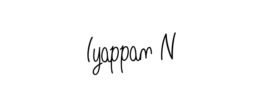 Make a beautiful signature design for name Iyappan N. Use this online signature maker to create a handwritten signature for free. Iyappan N signature style 5 images and pictures png