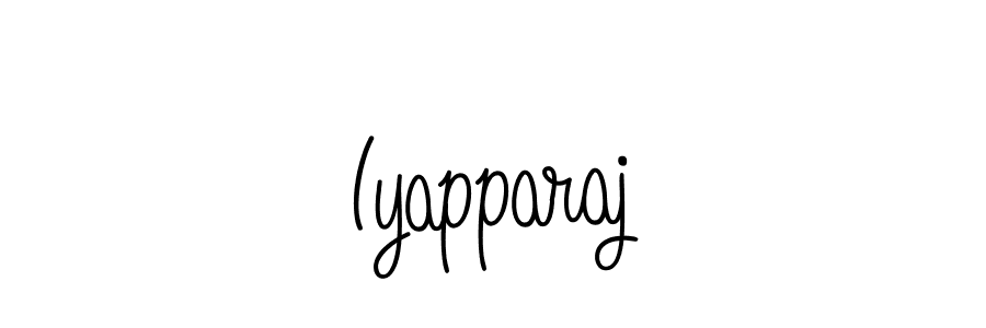 The best way (Angelique-Rose-font-FFP) to make a short signature is to pick only two or three words in your name. The name Iyapparaj include a total of six letters. For converting this name. Iyapparaj signature style 5 images and pictures png