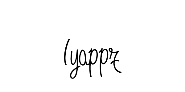 How to make Iyappz signature? Angelique-Rose-font-FFP is a professional autograph style. Create handwritten signature for Iyappz name. Iyappz signature style 5 images and pictures png