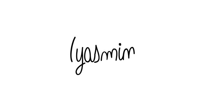 This is the best signature style for the Iyasmin name. Also you like these signature font (Angelique-Rose-font-FFP). Mix name signature. Iyasmin signature style 5 images and pictures png