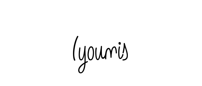 Best and Professional Signature Style for Iyounis. Angelique-Rose-font-FFP Best Signature Style Collection. Iyounis signature style 5 images and pictures png