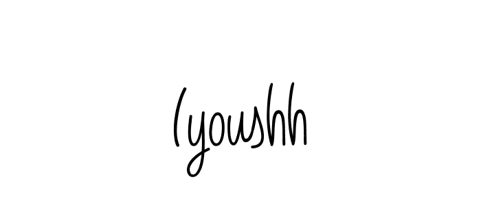 Also we have Iyoushh name is the best signature style. Create professional handwritten signature collection using Angelique-Rose-font-FFP autograph style. Iyoushh signature style 5 images and pictures png