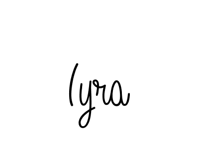 How to make Iyra signature? Angelique-Rose-font-FFP is a professional autograph style. Create handwritten signature for Iyra name. Iyra signature style 5 images and pictures png