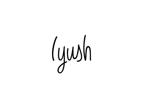 Once you've used our free online signature maker to create your best signature Angelique-Rose-font-FFP style, it's time to enjoy all of the benefits that Iyush name signing documents. Iyush signature style 5 images and pictures png