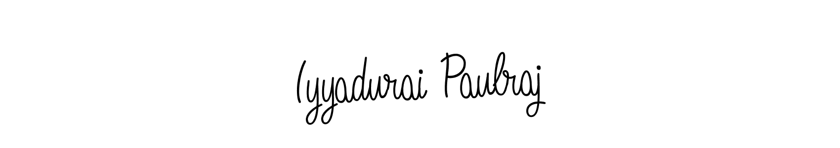 Use a signature maker to create a handwritten signature online. With this signature software, you can design (Angelique-Rose-font-FFP) your own signature for name Iyyadurai Paulraj. Iyyadurai Paulraj signature style 5 images and pictures png