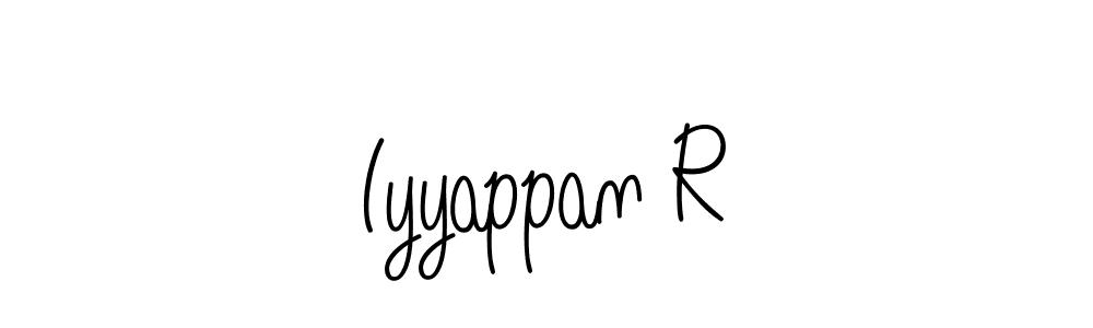 Iyyappan R stylish signature style. Best Handwritten Sign (Angelique-Rose-font-FFP) for my name. Handwritten Signature Collection Ideas for my name Iyyappan R. Iyyappan R signature style 5 images and pictures png