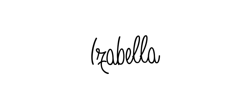 How to Draw Izabella signature style? Angelique-Rose-font-FFP is a latest design signature styles for name Izabella. Izabella signature style 5 images and pictures png