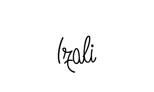 Also You can easily find your signature by using the search form. We will create Izali name handwritten signature images for you free of cost using Angelique-Rose-font-FFP sign style. Izali signature style 5 images and pictures png