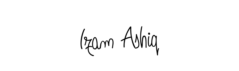 How to make Izam Ashiq signature? Angelique-Rose-font-FFP is a professional autograph style. Create handwritten signature for Izam Ashiq name. Izam Ashiq signature style 5 images and pictures png