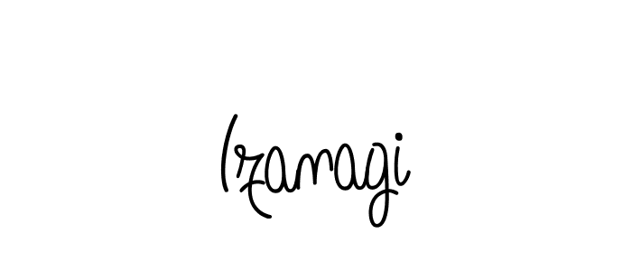Create a beautiful signature design for name Izanagi. With this signature (Angelique-Rose-font-FFP) fonts, you can make a handwritten signature for free. Izanagi signature style 5 images and pictures png