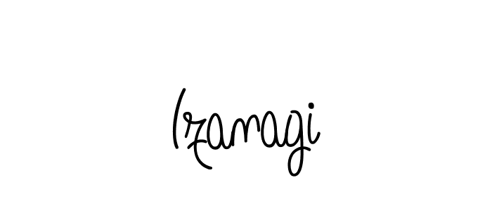 The best way (Angelique-Rose-font-FFP) to make a short signature is to pick only two or three words in your name. The name Izanagi include a total of six letters. For converting this name. Izanagi signature style 5 images and pictures png