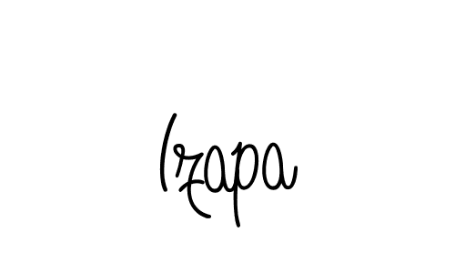 Create a beautiful signature design for name Izapa. With this signature (Angelique-Rose-font-FFP) fonts, you can make a handwritten signature for free. Izapa signature style 5 images and pictures png