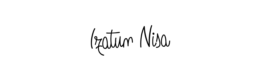 Make a beautiful signature design for name Izatun Nisa. Use this online signature maker to create a handwritten signature for free. Izatun Nisa signature style 5 images and pictures png