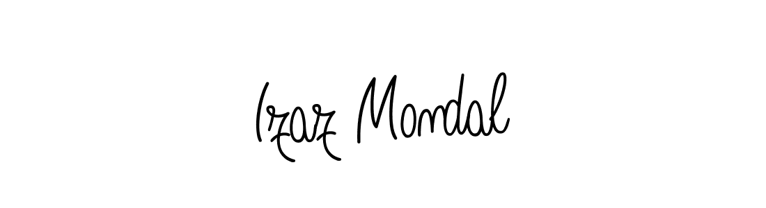 This is the best signature style for the Izaz Mondal name. Also you like these signature font (Angelique-Rose-font-FFP). Mix name signature. Izaz Mondal signature style 5 images and pictures png