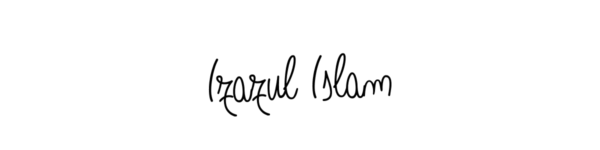 Create a beautiful signature design for name Izazul Islam. With this signature (Angelique-Rose-font-FFP) fonts, you can make a handwritten signature for free. Izazul Islam signature style 5 images and pictures png