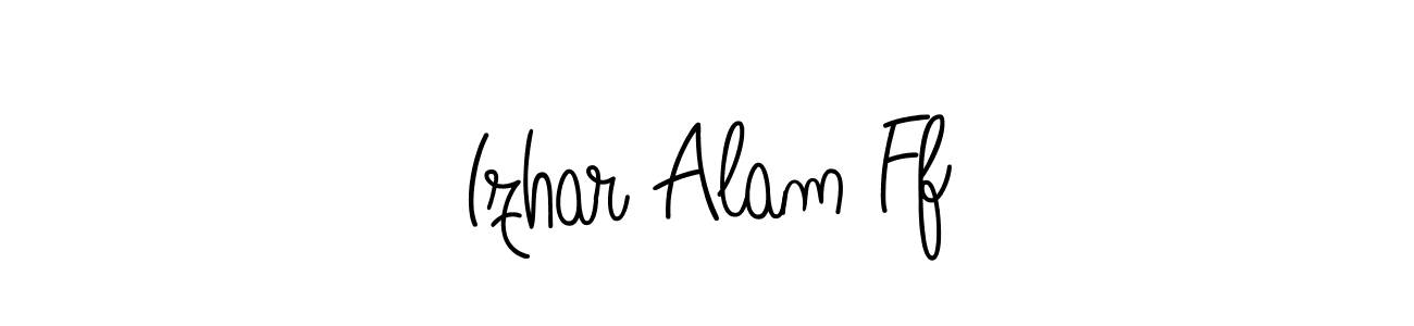 Angelique-Rose-font-FFP is a professional signature style that is perfect for those who want to add a touch of class to their signature. It is also a great choice for those who want to make their signature more unique. Get Izhar Alam Ff name to fancy signature for free. Izhar Alam Ff signature style 5 images and pictures png