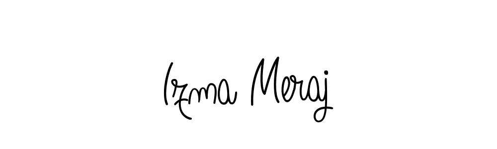 How to Draw Izma Meraj signature style? Angelique-Rose-font-FFP is a latest design signature styles for name Izma Meraj. Izma Meraj signature style 5 images and pictures png