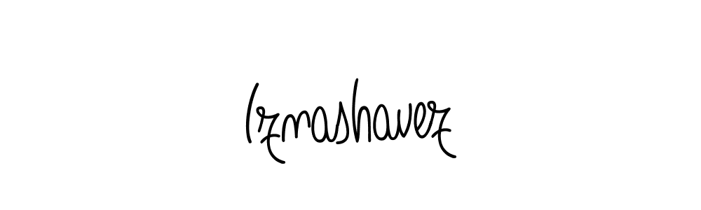 Iznashavez stylish signature style. Best Handwritten Sign (Angelique-Rose-font-FFP) for my name. Handwritten Signature Collection Ideas for my name Iznashavez. Iznashavez signature style 5 images and pictures png
