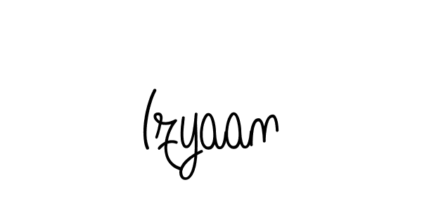 Design your own signature with our free online signature maker. With this signature software, you can create a handwritten (Angelique-Rose-font-FFP) signature for name Izyaan. Izyaan signature style 5 images and pictures png