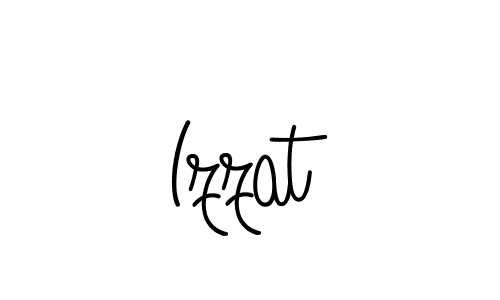 You should practise on your own different ways (Angelique-Rose-font-FFP) to write your name (Izzat) in signature. don't let someone else do it for you. Izzat signature style 5 images and pictures png