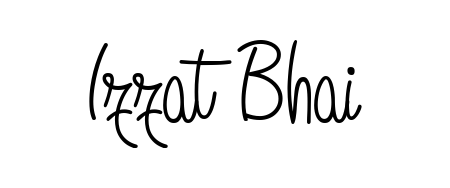 Elevate your brand with a stunning Izzat Bhai eSignature. The Angelique-Rose-font-FFP style provides a balanced, flowing aesthetic for everyday signing. Izzat Bhai signature style 5 images and pictures png