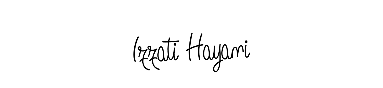 Make a short Izzati Hayani signature style. Manage your documents anywhere anytime using Angelique-Rose-font-FFP. Create and add eSignatures, submit forms, share and send files easily. Izzati Hayani signature style 5 images and pictures png