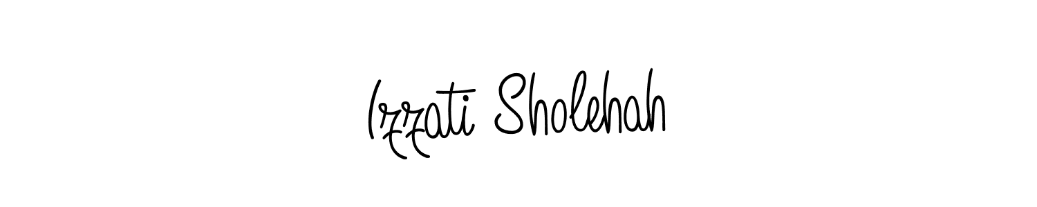 Best and Professional Signature Style for Izzati Sholehah. Angelique-Rose-font-FFP Best Signature Style Collection. Izzati Sholehah signature style 5 images and pictures png